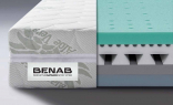 Detail jadra matraca s BIO penou 80 x 200 cm OMEGA FLEX