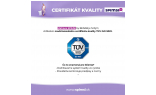 TUV certifikát kvality výroby matracov SPIMSI
