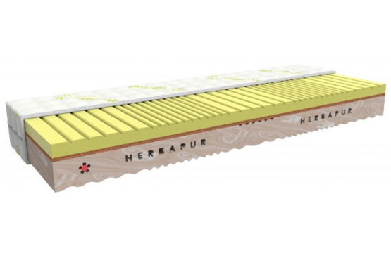 HERBAPUR H ESENCE prírodný pamäťový matrac 85 x 200 cm HERBAPUR H ESENCE prírodný pamäťový matrac 85 x 200 cm