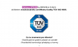 TUV certifikovaná kvalita výroby zdravotných matracov SPIMSI