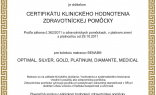 Klinické hodnotenie: Vysoký matrac s kokosom 200x180 cm ZERO HARD z kolekcie OPTIMAL klinicky hodnotený ako zdravotná pomôcka