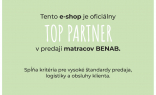 Obchod Zdravotne-Matrace.sk je TOP partner spoločnosti BENAB