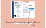 Atesty a certifikáty k výrobe matracov BENAB