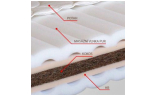 Detail zloženia sendvičového masážneho matraca 85 x 195 cm RELAX