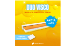 Komfortný matrac DUO VISCO má ložné plochy vyrobené z novo vyvinutých viscoelastických pien so zvýšeným odporom. Teraz sa vám na ňom môžu snívať sladké sny oveľa výhodnejšie!