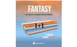 Matrac FANTASY s pamäťovou penou 1+1 reaguje na teplo i tlak a tým sa dokonale prispôsobí krivkám tela. Pohodlie zaistí masážny profil z pamäťovej peny s výškou 3 cm v najvyššom bode profilovania.