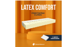 LATEX COMFORT s najväčšou výškou latexového jadra - hrúbka až 18 cm. Aj nižšie latexové jadrá dokážu poskytnúť vynikajúci komfort, no v tomto prípade ďalšie centimetre navyše zvýrazňujú pocit poddajnosti. Pre milovníkov mäkšieho lôžka.