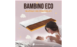 Bambino Eco matrac zaručí, že sa vášmu drobcovi budú snívať tie najsladšie sny. Matrac do detskej postieľky  s výškou 6 cm v prateľnom poťahu Aloe Vera. Použité materiály sú atestované a certifikované ako zdravotne nezávadné.