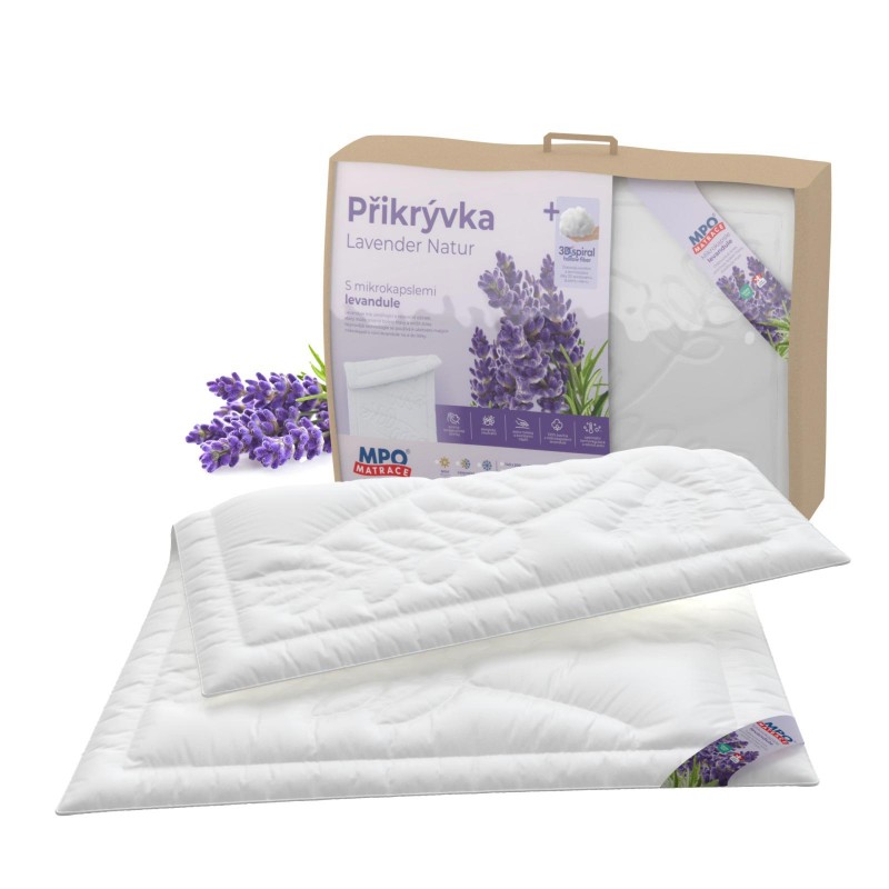 Prikrývka LAVENDER NATUR
